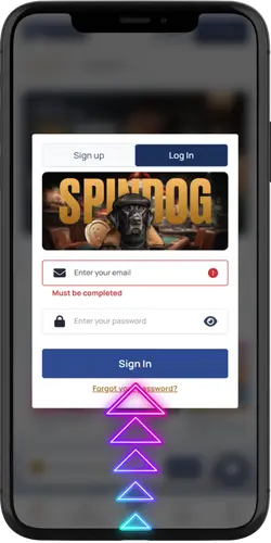 Spindog Casino email address and password