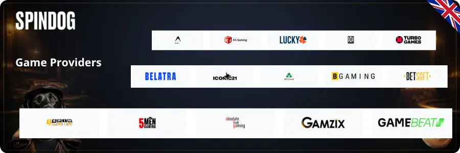 Spindog online Casino partnerships